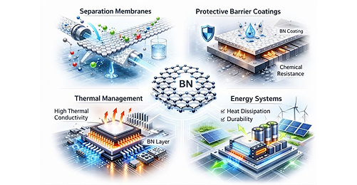 BN Functional Systems: Membrane, Barrier And Thermal Management